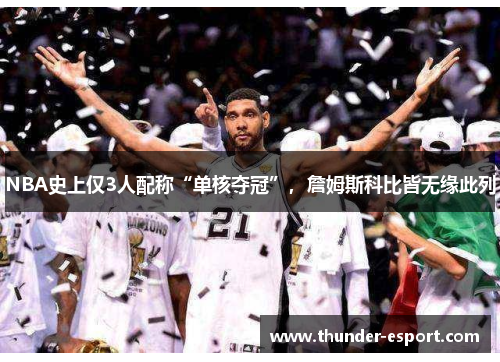 NBA史上仅3人配称“单核夺冠”，詹姆斯科比皆无缘此列